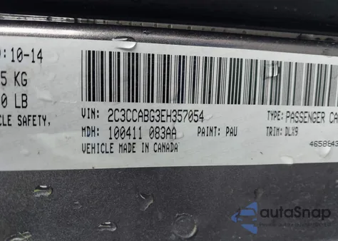 2014 Chrysler 300 300S z USA, uszkodzony, nr VIN 2C3CCABG3EH357054